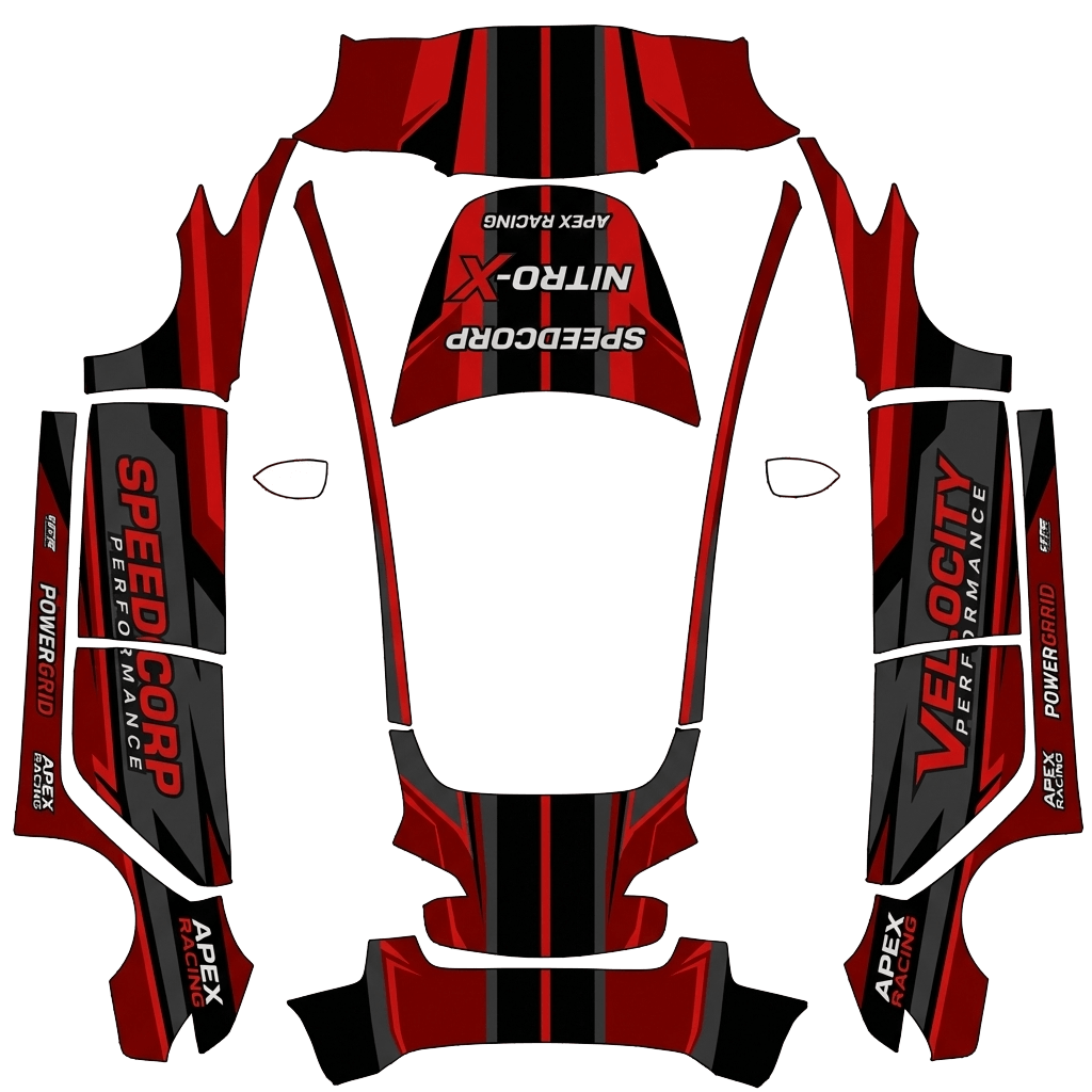 Wrapdesign voor Model 3 - flat wrap PNG for Model 3 Paint Shop