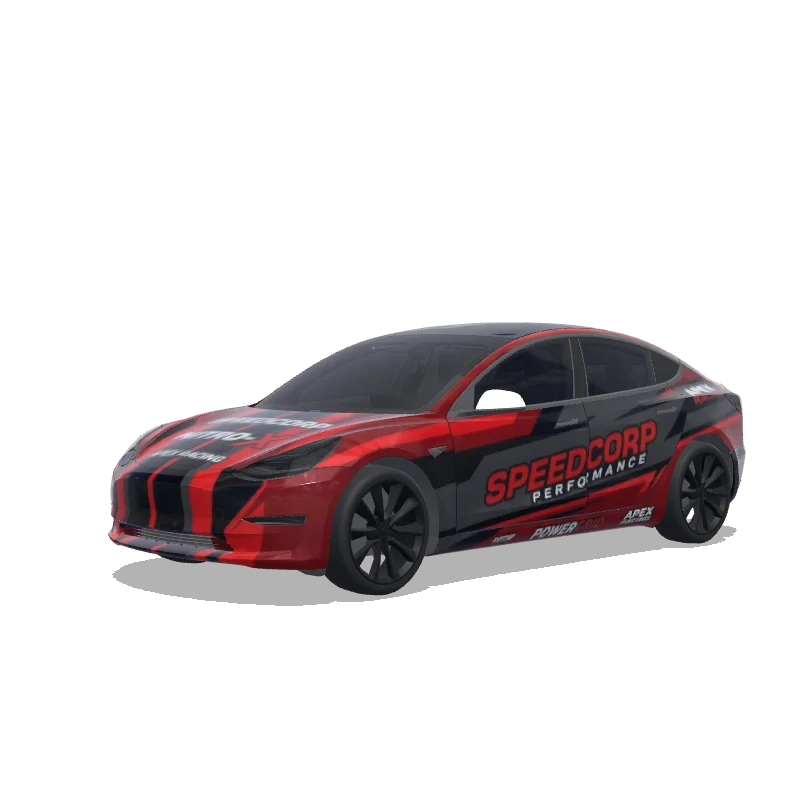 Tesla Model 3 custom wrap design