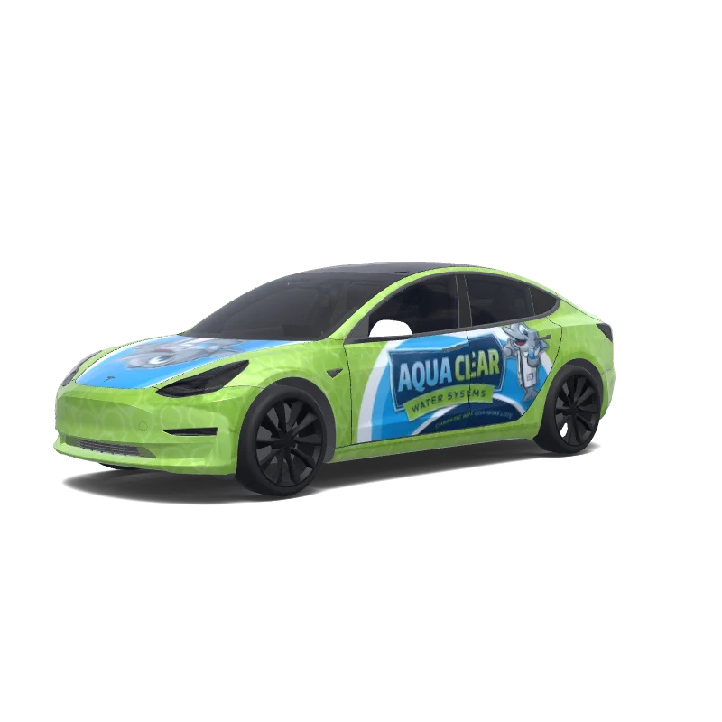 Tesla Model 3 custom wrap design