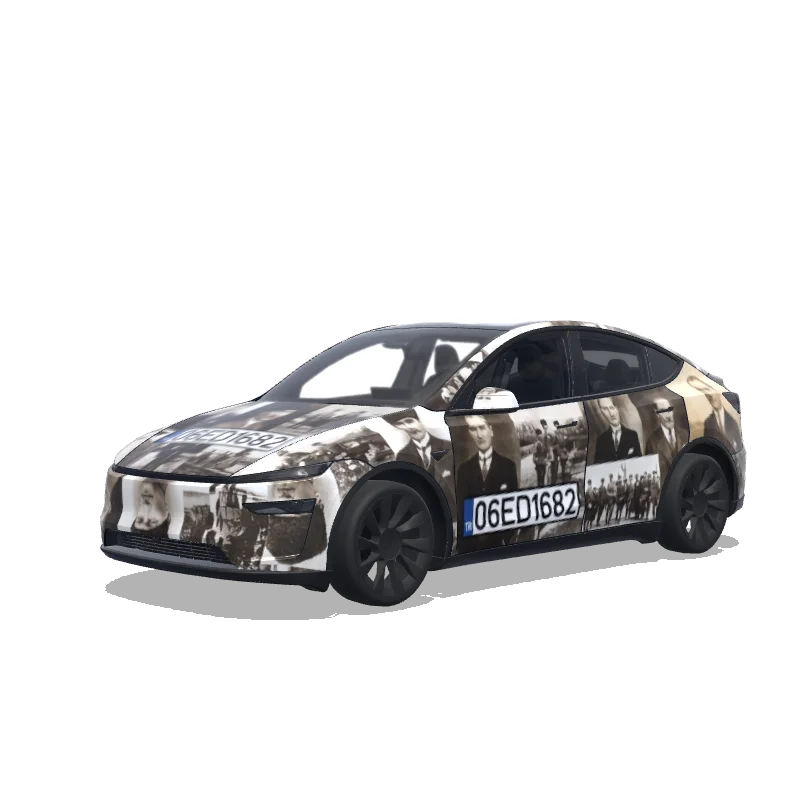 Tesla Model Y (2025+ Premium) 自定义涂装设计