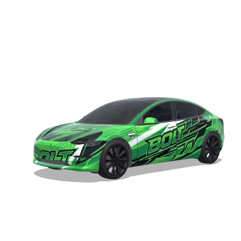 Tesla Model 3 custom wrap design