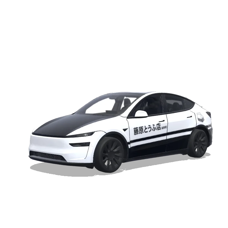 Tesla Model Y (2025+ Premium) custom wrap design