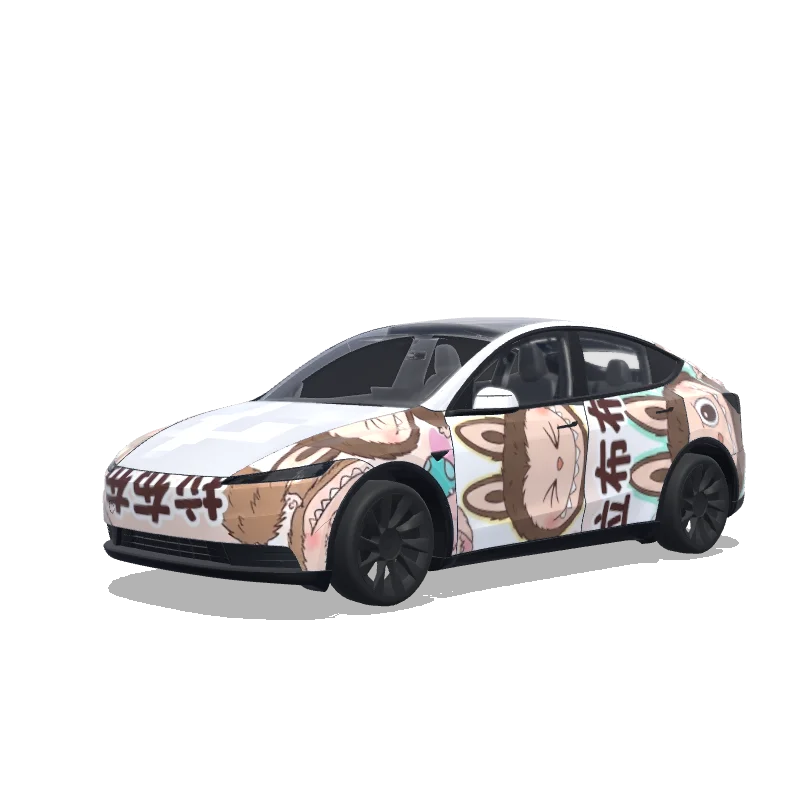 Tesla Model Y (2025+ Standard) custom wrap design