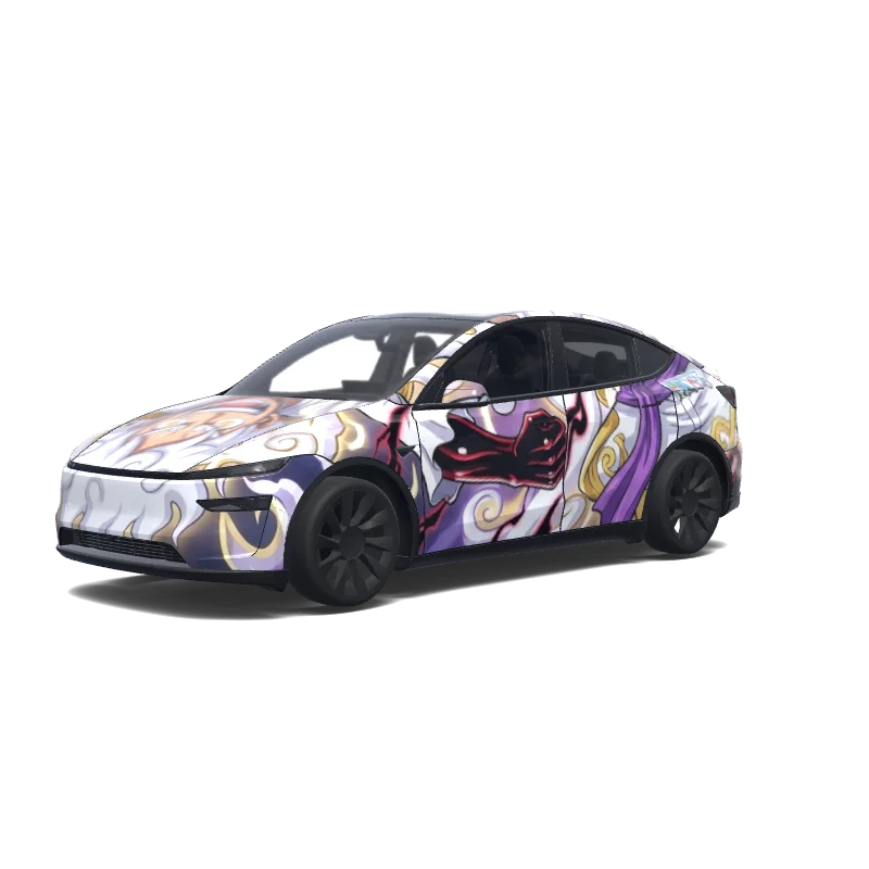 Tesla Model Y (2025+ Premium) custom wrap design