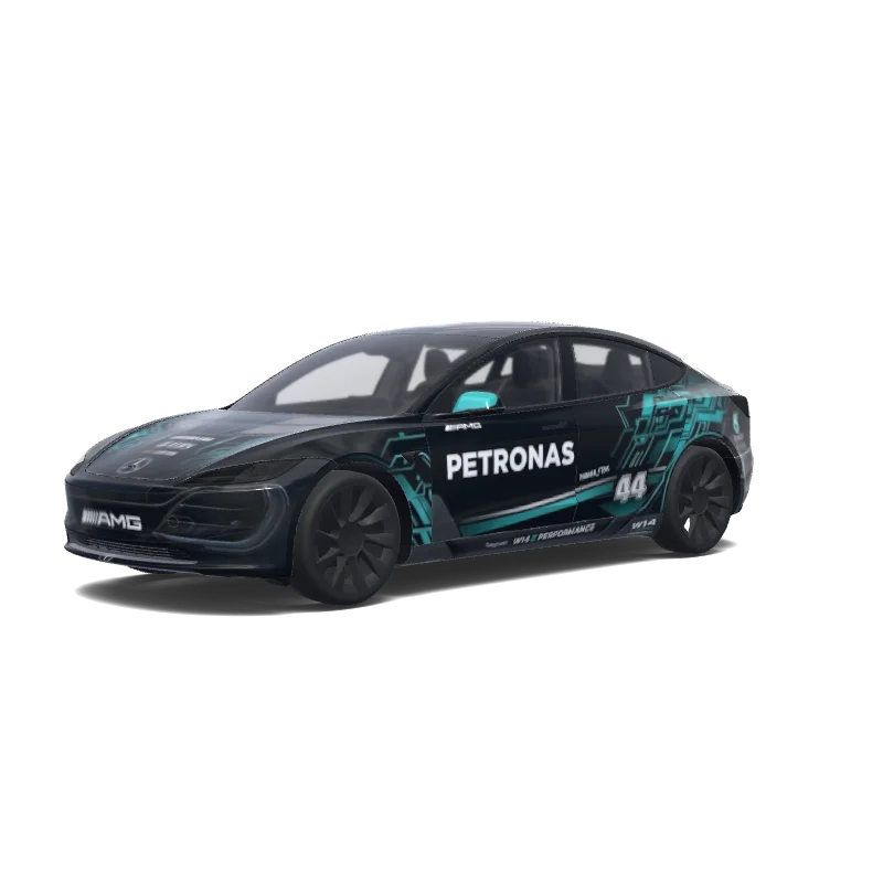 Mercedes benz F1 - Tesla Model 3 (2024+ Standard/Premium) wrap