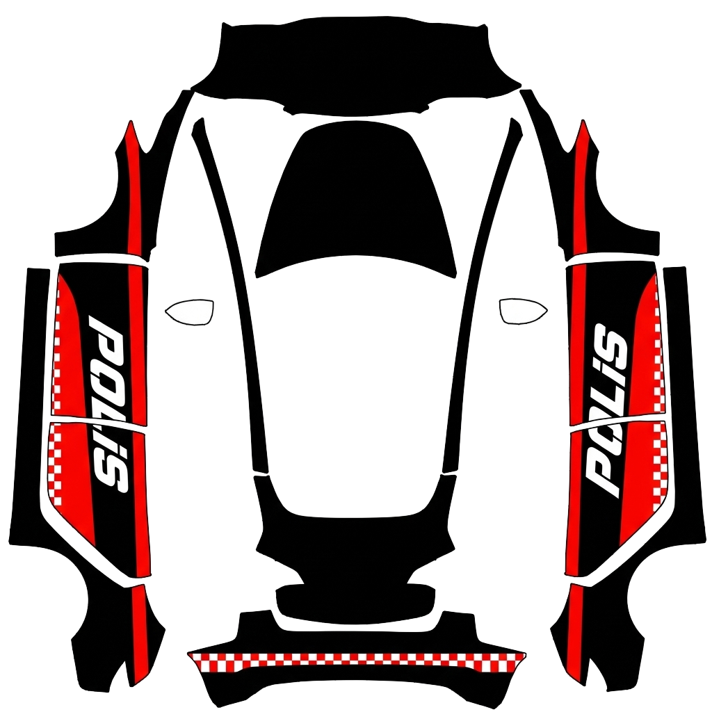 Model 3 Wrap Design - flat wrap PNG for Model 3 Paint Shop