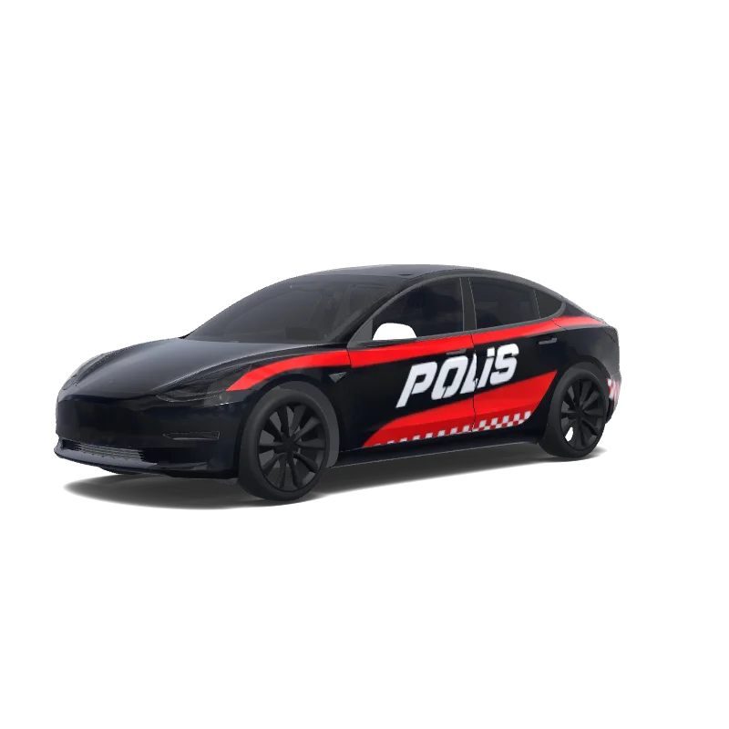 Tesla Model 3 custom wrap design