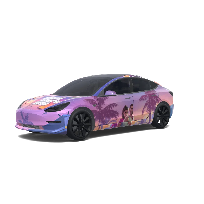 GTA 6 - Tesla Model 3 wrap