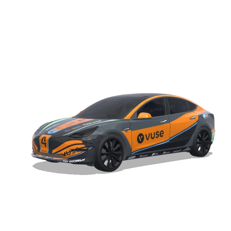 Tesla Model 3 custom wrap design