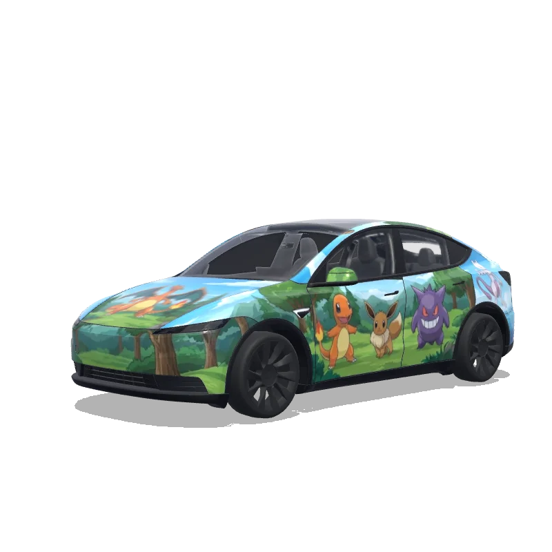 Tesla Model Y (2025+ Standard) custom wrap design
