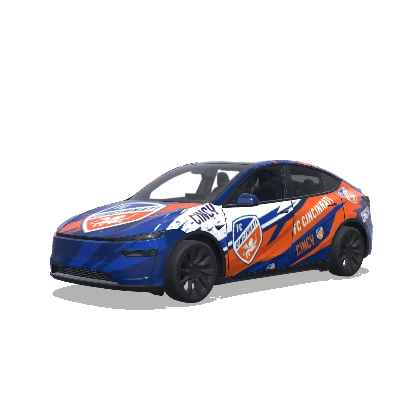 Tesla Model Y (2025+ Premium) custom wrap design