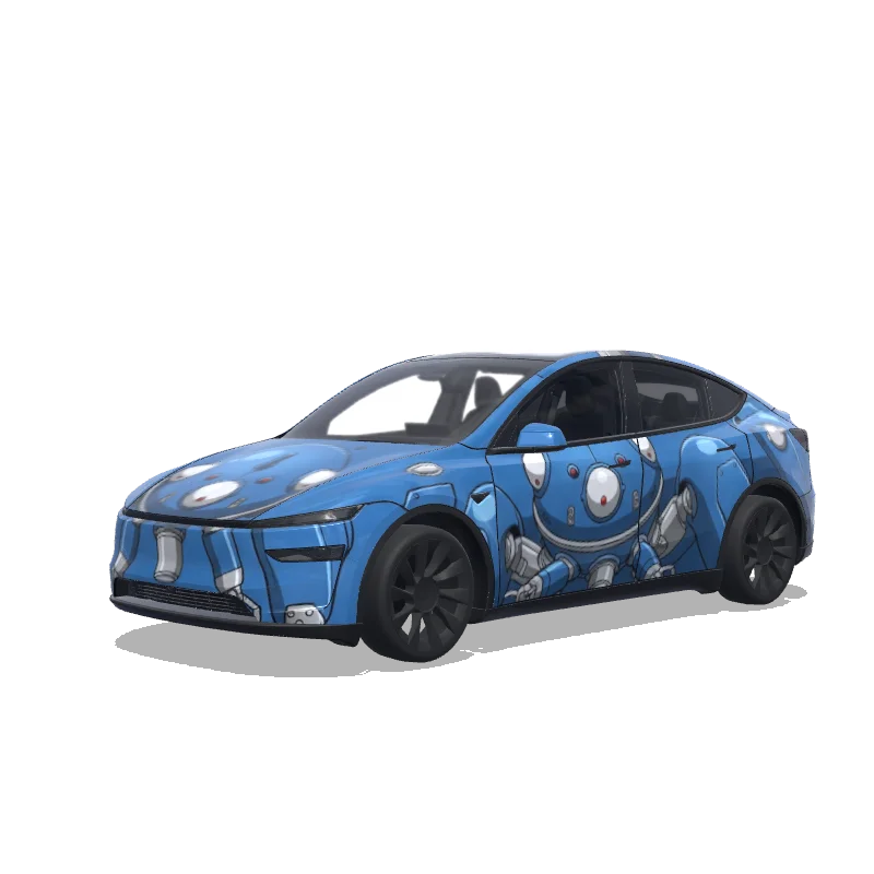 Tesla Model Y (2025+ Premium) custom wrap design