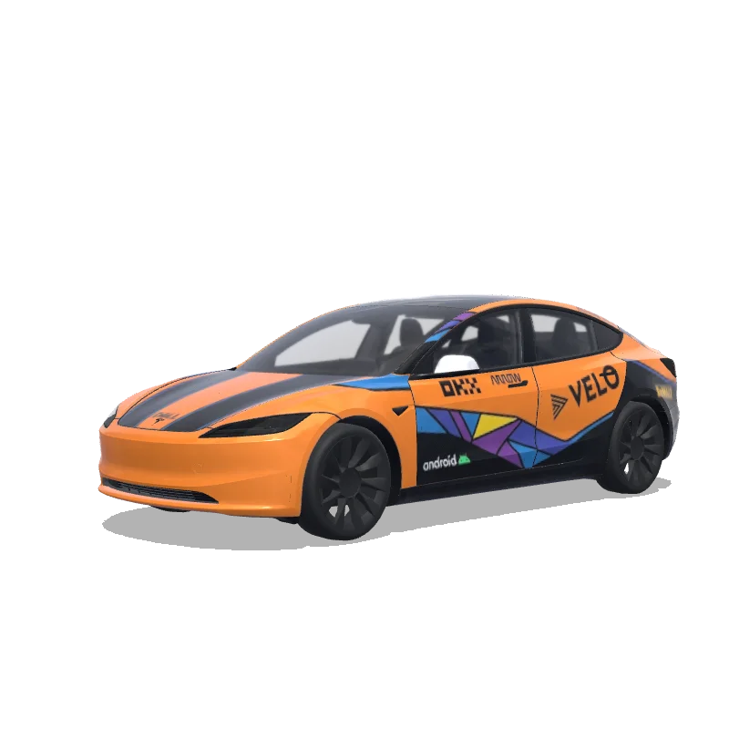 Tesla Model 3 (2024+ Standard/Premium) custom wrap design