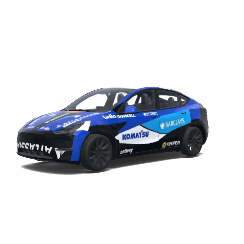 Design wrapping personalizzato Tesla Model Y