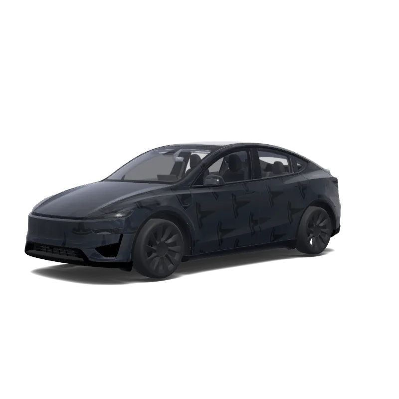 Tesla Model Y (2025+ Performance) anpassad wrap-design