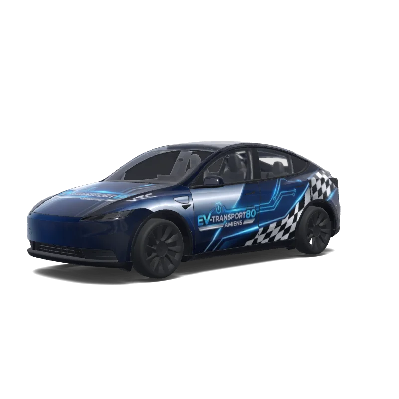 Tesla Model Y (2025+ Standard) custom wrap design