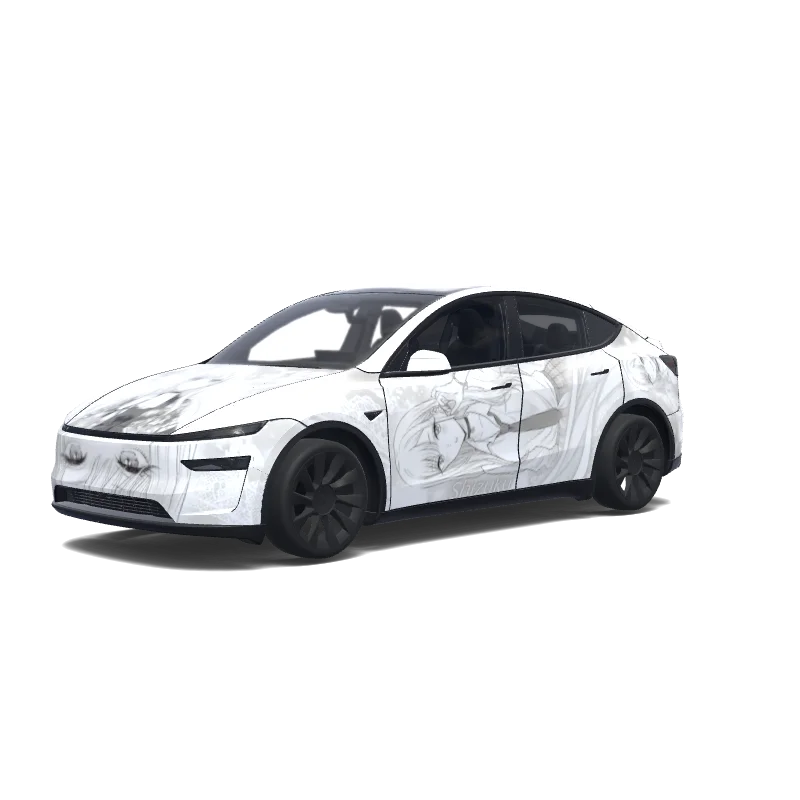 Design wrapping personalizzato Tesla Model Y (2025+ Premium)