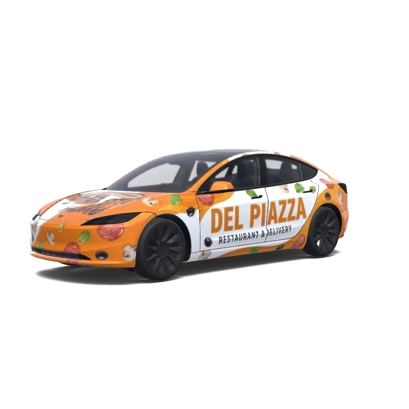 Tesla Model 3 (2024+ Standard/Premium) custom wrap design