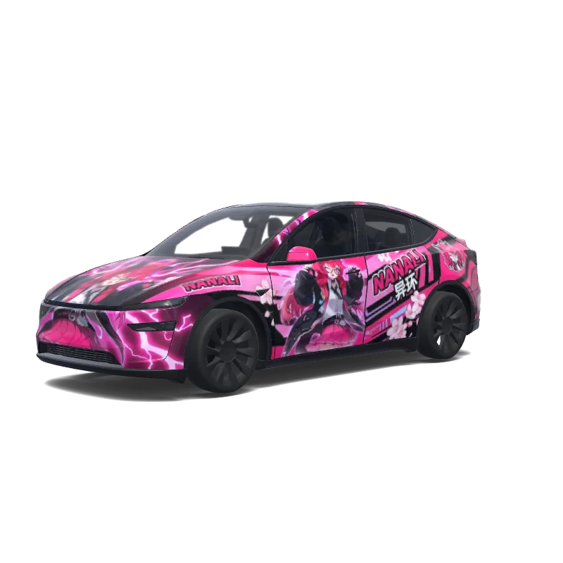 Tesla Model Y (2025+ Premium) custom wrap design