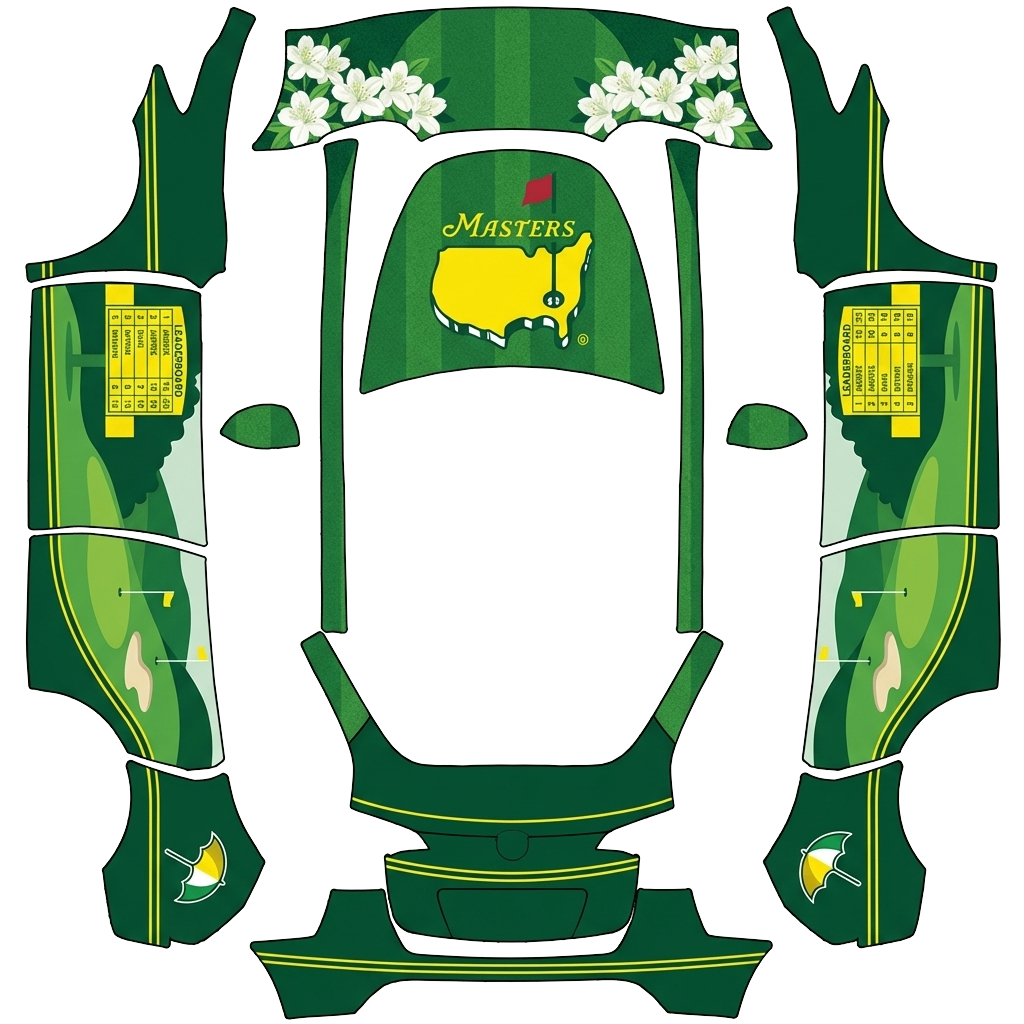 Model Y Wrap Design - flat wrap PNG for Model Y Paint Shop