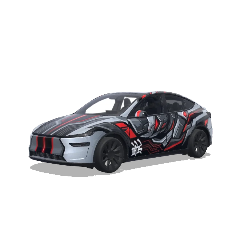 Tesla Model Y (2025+ Premium) custom wrap design