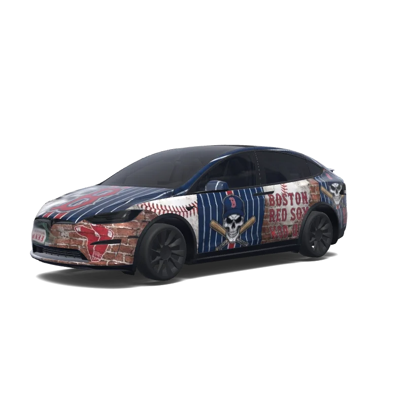 Tesla Model X (2021+) カスタムラップデザイン