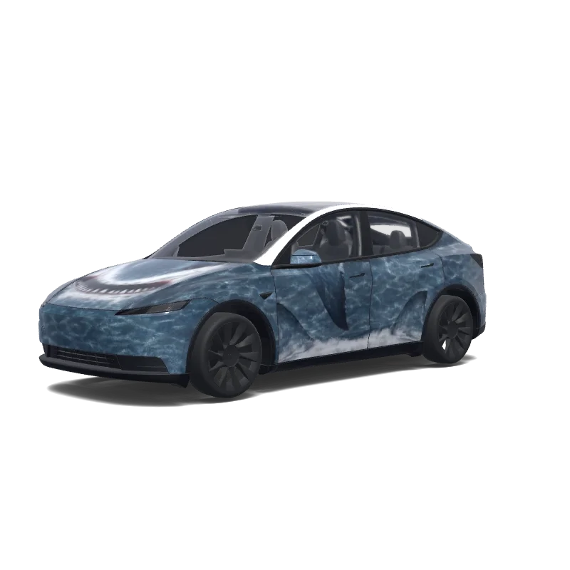 Tesla Model Y (2025+ Standard) custom wrap design