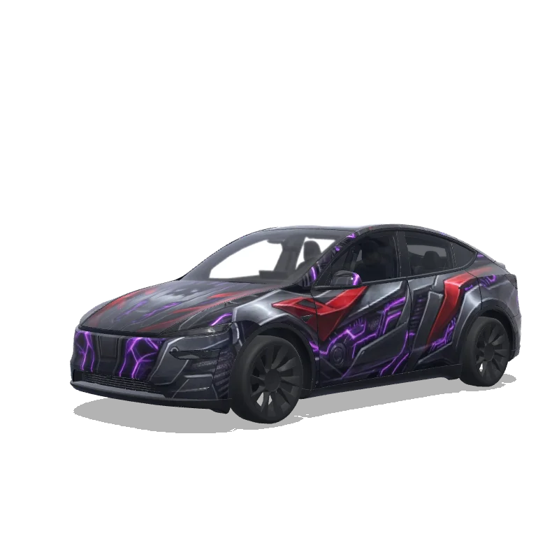 Tesla Model Y (2025+ Premium) custom wrap design