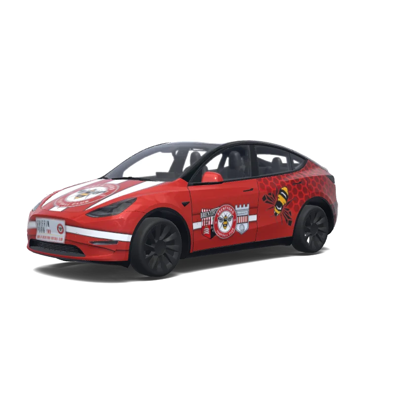 Brentford FC - Tesla Model Y wrap