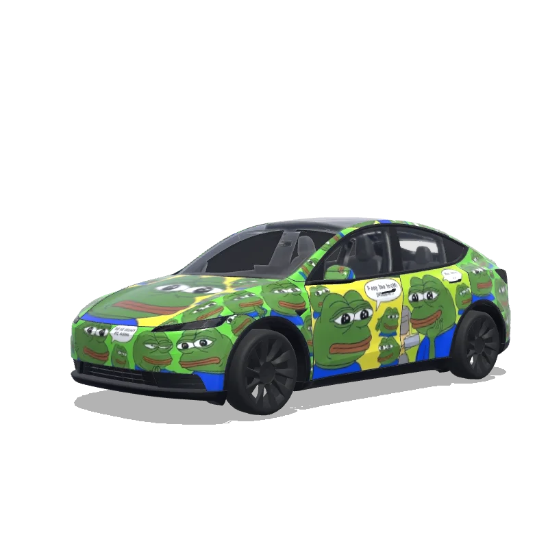 Tesla Model Y (2025+ Standard) custom wrap design