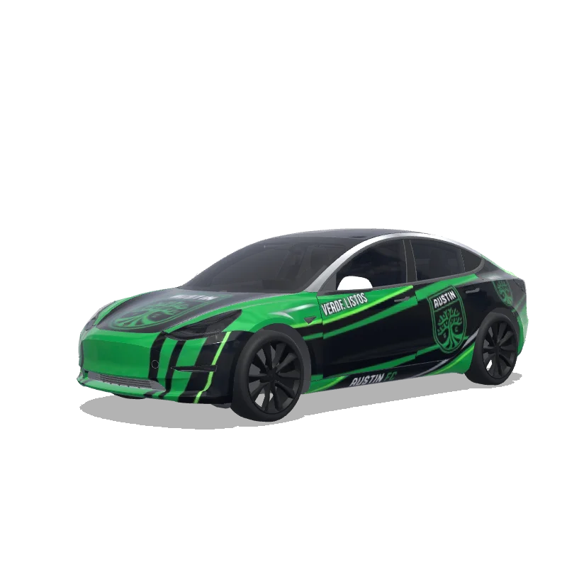 Tesla Model 3 custom wrap design