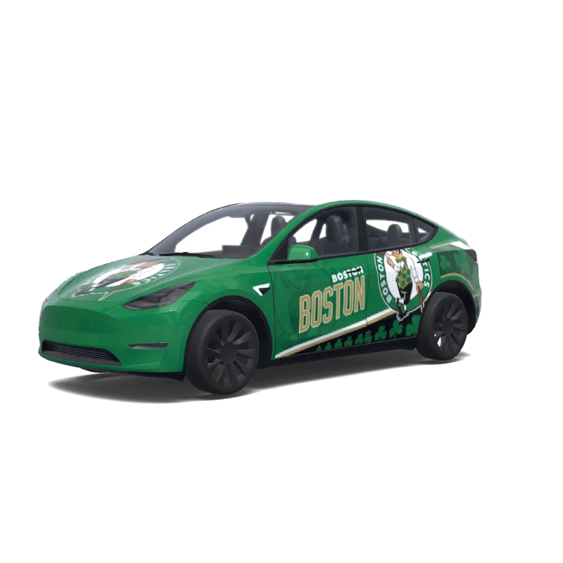 Tesla Model Y custom wrap design
