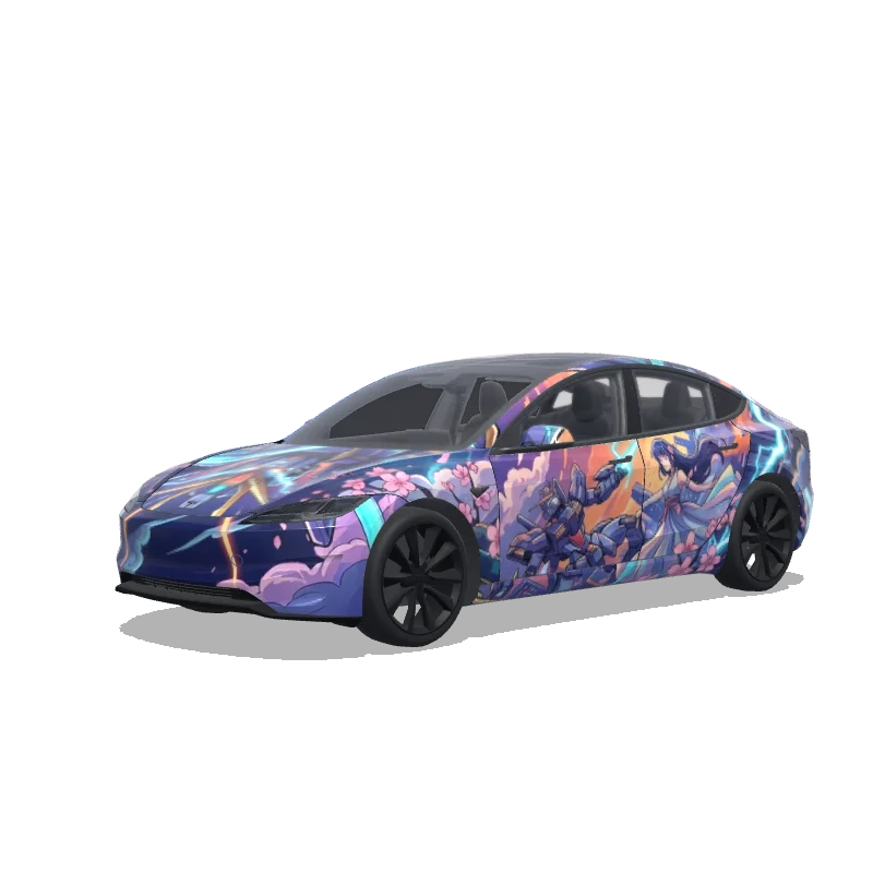 Individuelles Folierungsdesign für Tesla Model 3 (2024+ Performance)