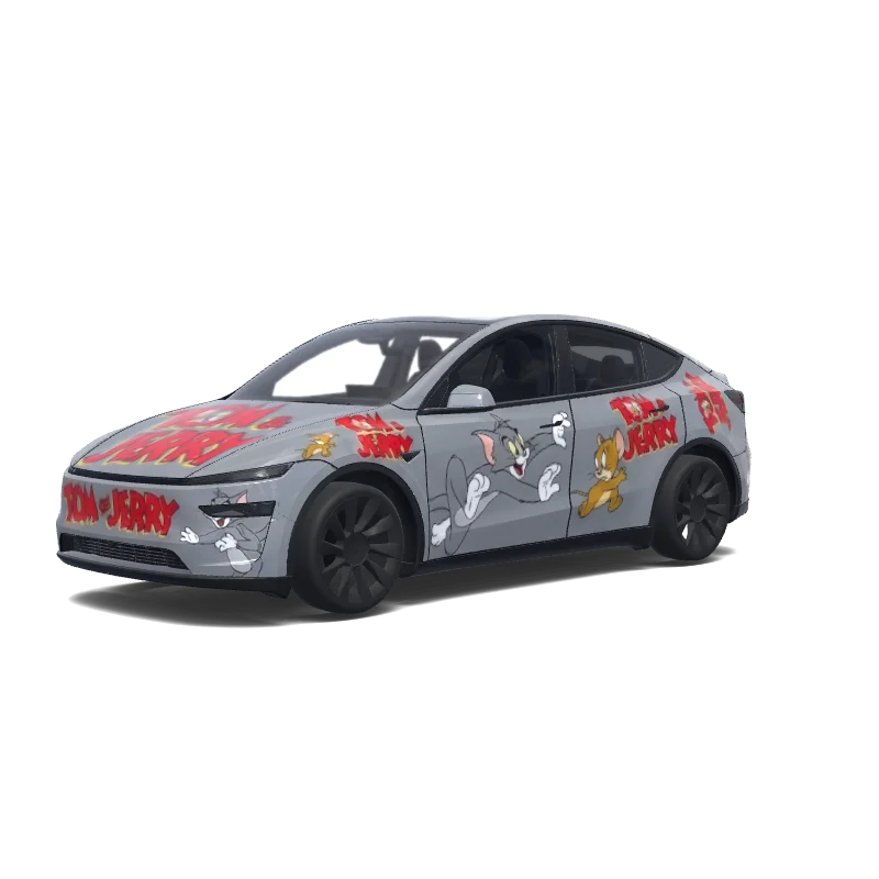 Tesla Model Y (2025+ Premium) custom wrap design