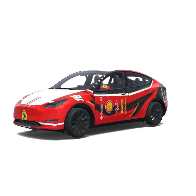 Tesla Model Y custom wrap design