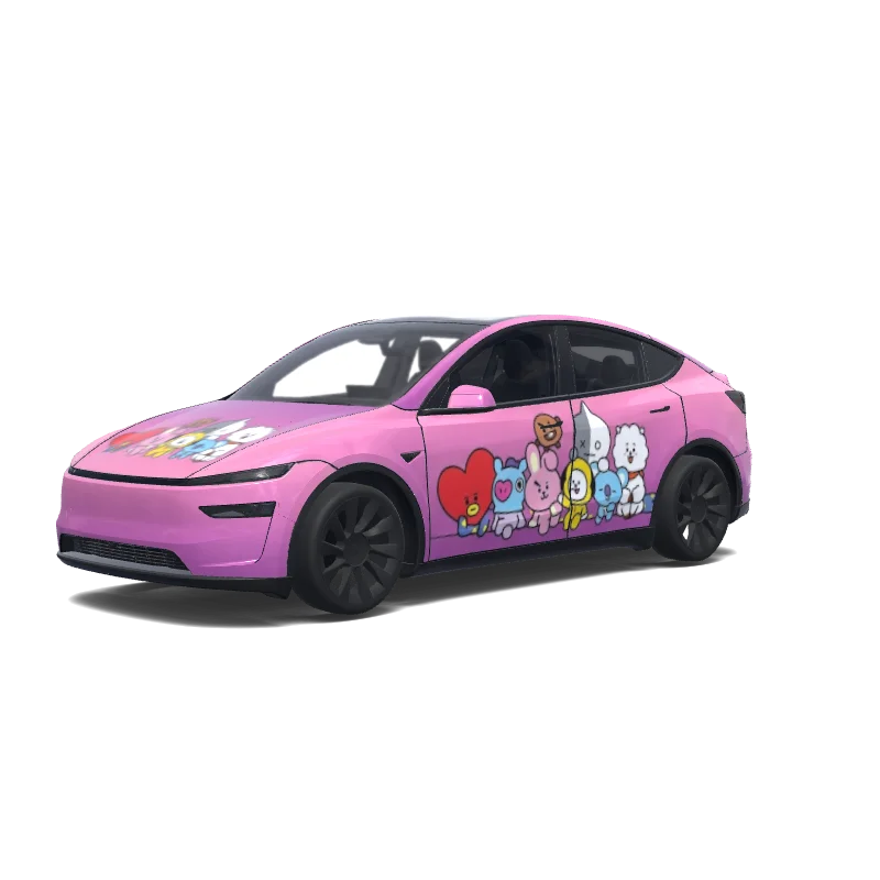 Tesla Model Y (2025+ Premium) custom wrap design