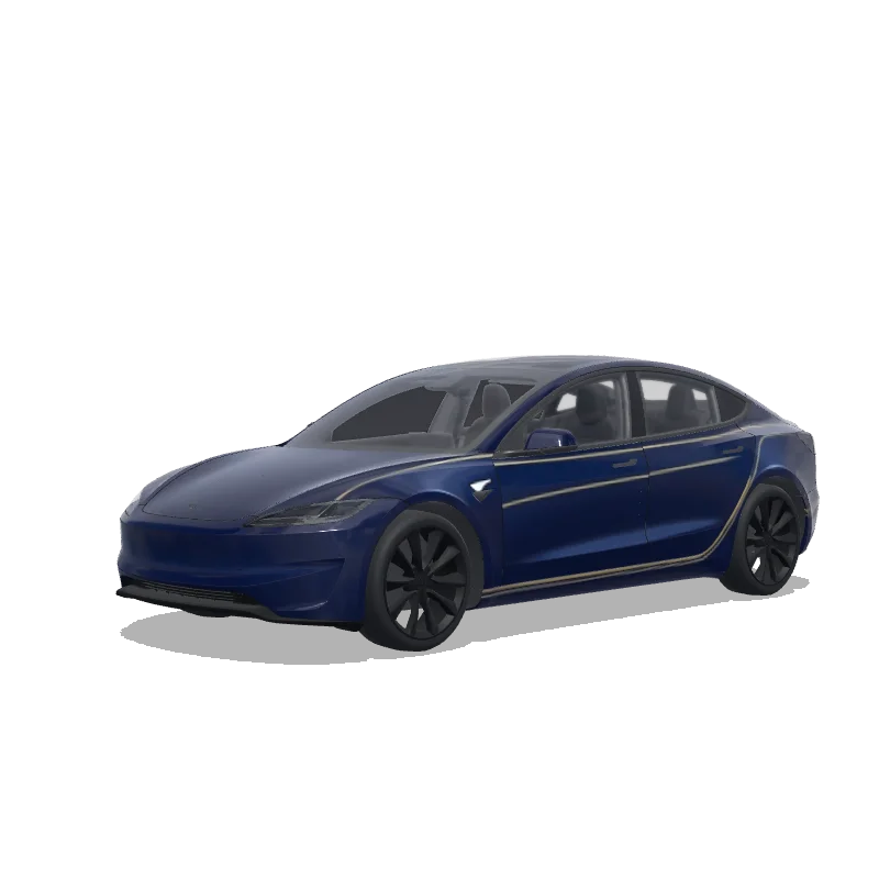 Tesla Model 3 (2024+ Performance) custom wrap design