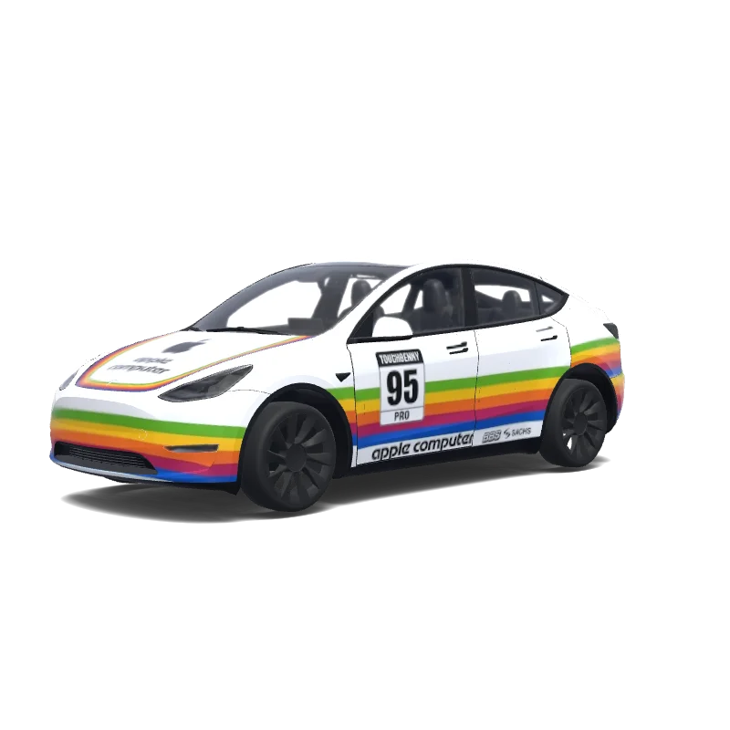 Tesla Model Y custom wrap design