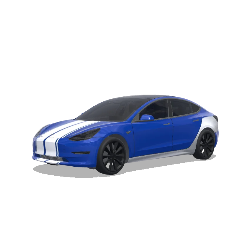 Tesla Model 3 custom wrap design