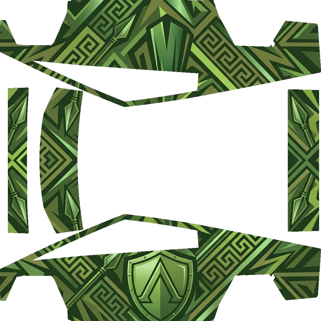 Diseño de vinilo para Cybertruck - flat wrap PNG for Cybertruck Paint Shop