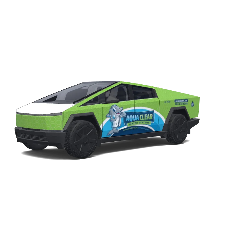 Tesla Cybertruck custom wrap design