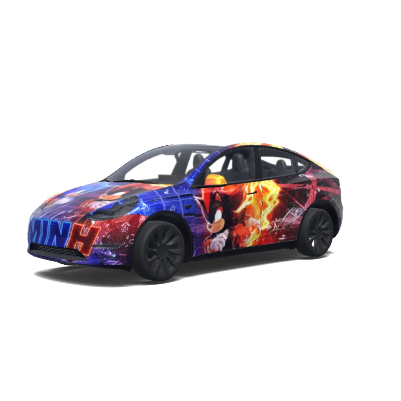 SHADON-MIN-HEDGEHOG-SONIC - Tesla Model Y wrap
