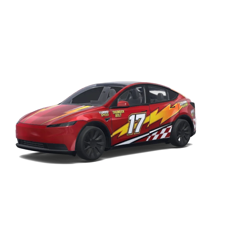 Tesla Model Y (2025+ Standard) custom wrap design