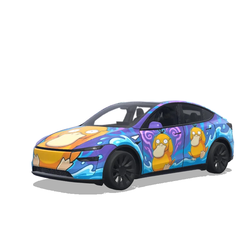 Tesla Model Y (2025+ Premium) custom wrap design