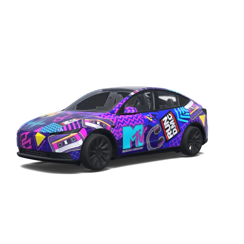 Tesla Model Y (2025+ Standard) custom wrap design