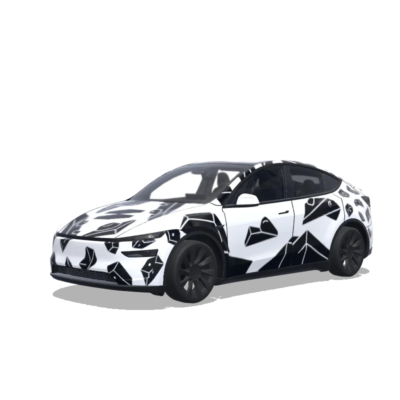 Tesla Model Y (2025+ Premium) custom wrap design