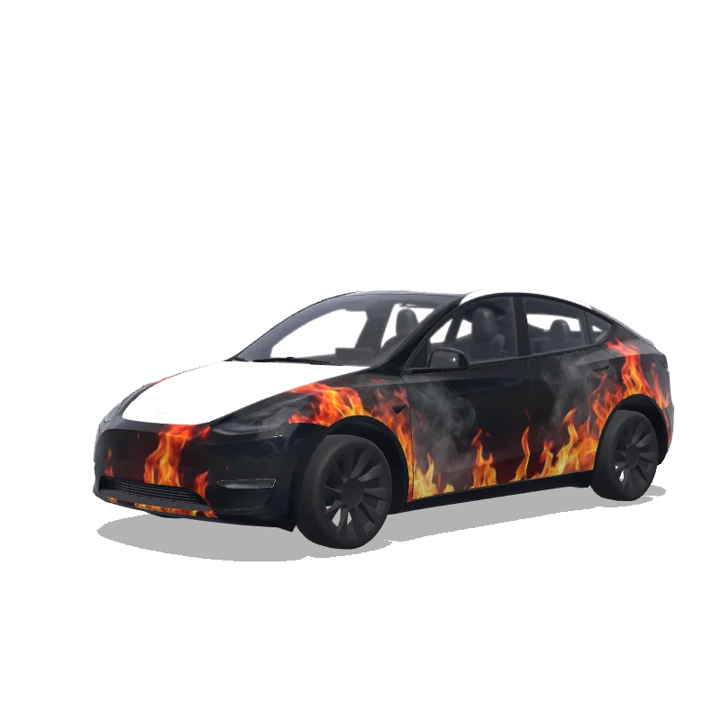 Diseño de wrap personalizado para Tesla Model Y