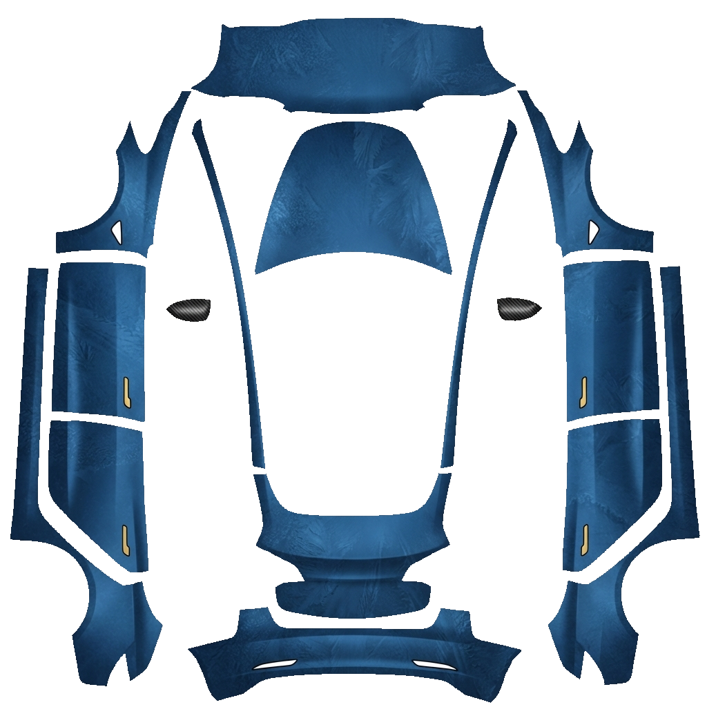 Model 3 Wrap Design - flat wrap PNG for Model 3 Paint Shop