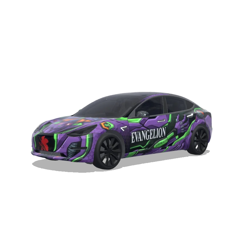 Tesla Model 3 custom wrap design