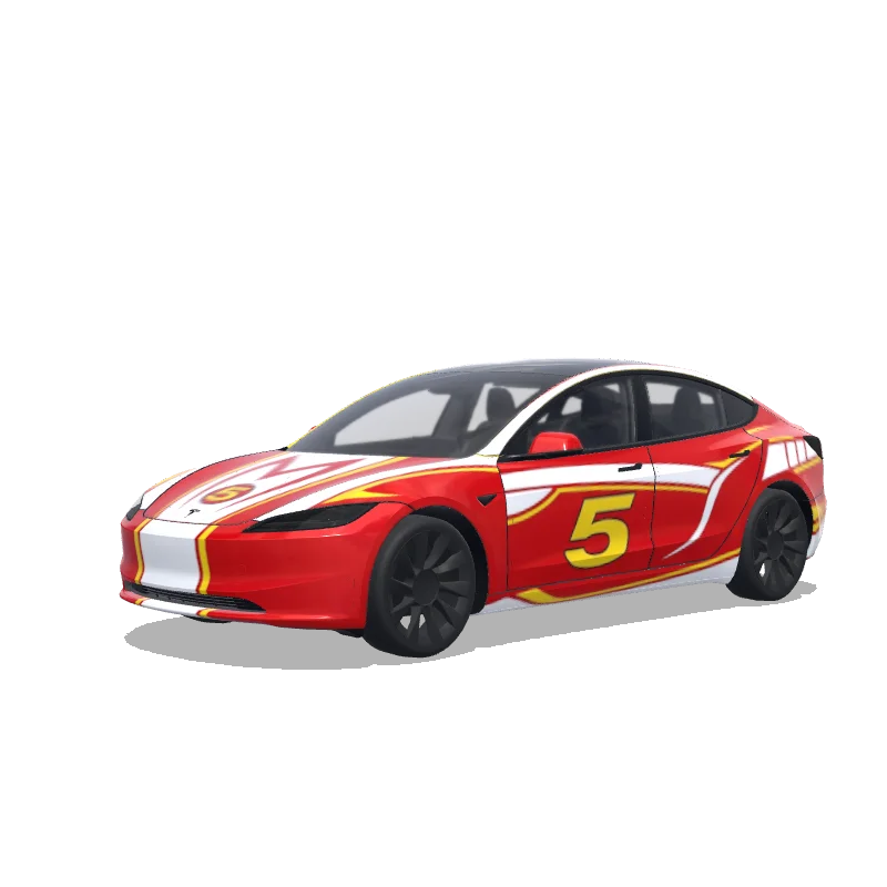 Tesla Model 3 (2024+ Standard/Premium) custom wrap design